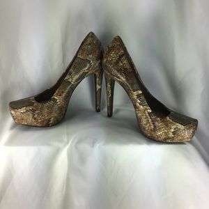 Jessica Simpson square toe stiletto Sz 7B